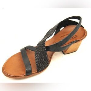 CYDWOQ Crossing H Vintage Heel Brown Black size EU 36.5 US 6.5